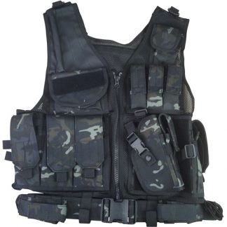 Cross Draw Tactical Vest - BTP Black