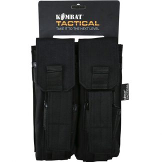 Double Mag Pouch WITH Pistol Mag - Black