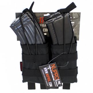 NP PMC AK DOUBLE OPEN MAG POUCH - Black