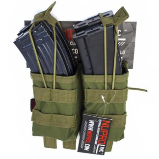 NP PMC AK DOUBLE OPEN MAG POUCH - Green