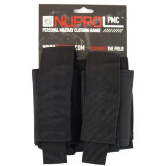 NP PMC DOUBLE 40MM POUCH - Black