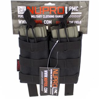 NP PMC M4 DOUBLE OPEN MAG POUCH - Black