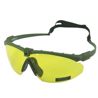 Ranger Glasses - Olive Green, Yellow Lens
