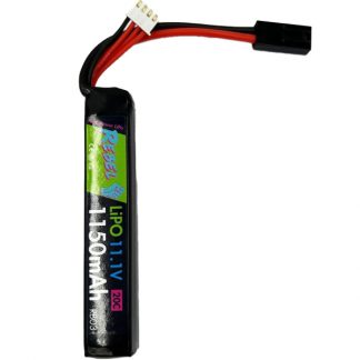 Rebel Battery - 1150mAh Lipo 11.1V 20C Stick - Mini Tamiya