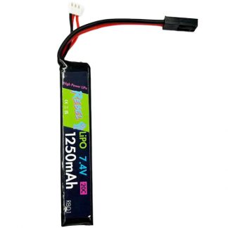 Rebel Battery - 1250mAh Lipo 7.4V 20C Stick