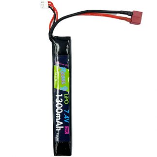 Rebel Battery - 1300mAh Lipo 7.4V 20C Stick - Deans