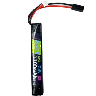 Rebel Battery - 1300mAh Lipo 7.4V 20C Stick - Mini Tamiya