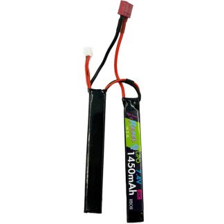 Rebel Battery - 1450mAh Lipo 7.4V 30C Nunchuck - Deans