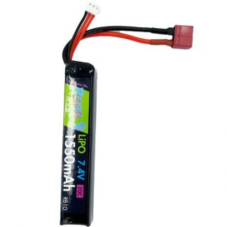Rebel Battery - 1550mAh Lipo 7.4V 20C Stick - Deans