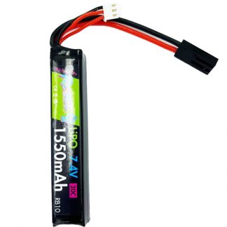 Rebel Battery - 1550mAh Lipo 7.4V 20C Stick