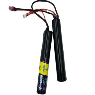 Rebel Battery - 6000mAh Li-Ion 7.4V 10C Nunchuck - Deans