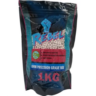 Rebel Precision BIO 6mm BBs 1kg Bag - 0.25g