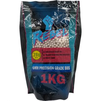 Rebel Precision BIO 6mm BBs 1kg Bag - 0.28g