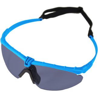 Nuprol Battle Pro's Protective Eyewear - Blue, Smoke Lens
