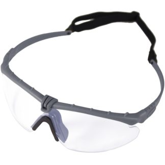 Nuprol Battle Pro's Protective Eyewear - Grey, Clear Lens