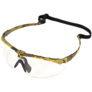 Nuprol Battle Pro's Protective Eyewear - Camo, Clear Lens
