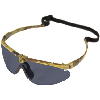 Nuprol Battle Pro's Protective Eyewear - Camo, Smoke Lens