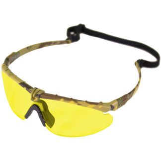 Nuprol Battle Pro's Protective Eyewear - Camo, Yellow Lens