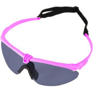 Nuprol Battle Pro's Protective Eyewear - Pink, Smoke Lens