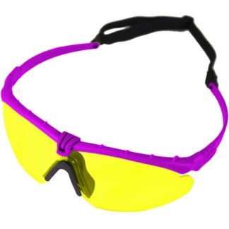 Nuprol Battle Pro's Protective Eyewear - Purple, Yellow Lens