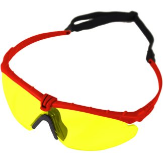 Nuprol Battle Pro's Protective Eyewear - Red, Yellow Lens