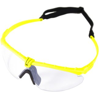 Nuprol Battle Pro's Protective Eyewear - Yellow, Clear Lens