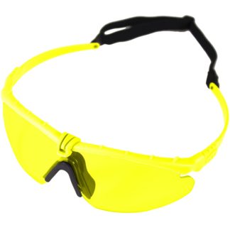 Nuprol Battle Pro's Protective Eyewear - Yellow, Yellow Lens