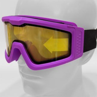 Nuprol Battle Visor Dual Lens Protective Eyewear - Purple