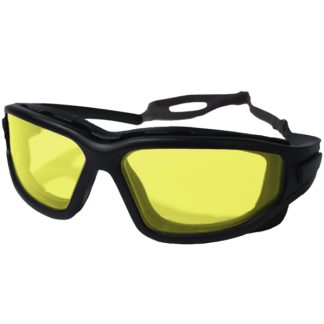 Nuprol Defence Pro's Protective Eyewear - Black, Yellow Lens