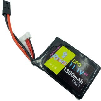 Rebel Battery - 1300mAh LiPo 11.1V 20C stick (PEQ/AN-15) - Mini Tamiya