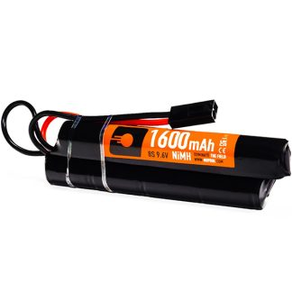 Nuprol NiMH Battery 1600mAh 9.6v double - Mini Tamiya