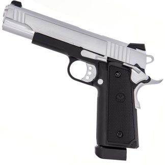 Raven R14 GBB Pistol Black Silver Non Railed