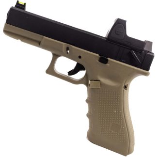 Raven EU8 Red Dot Sight GBB Pistol Tan and Black