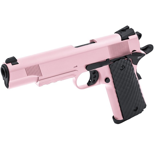 Raven 1911/MEU Railed GBB Pistol Pink - Image 4