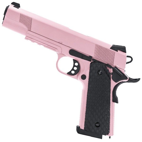 Raven 1911/MEU Railed GBB Pistol Pink
