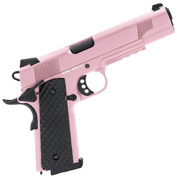 Raven 1911/MEU Railed GBB Pistol Pink - Image 2