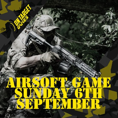 Airsoft Game deposit for On Target Games Newquay 06/09/26